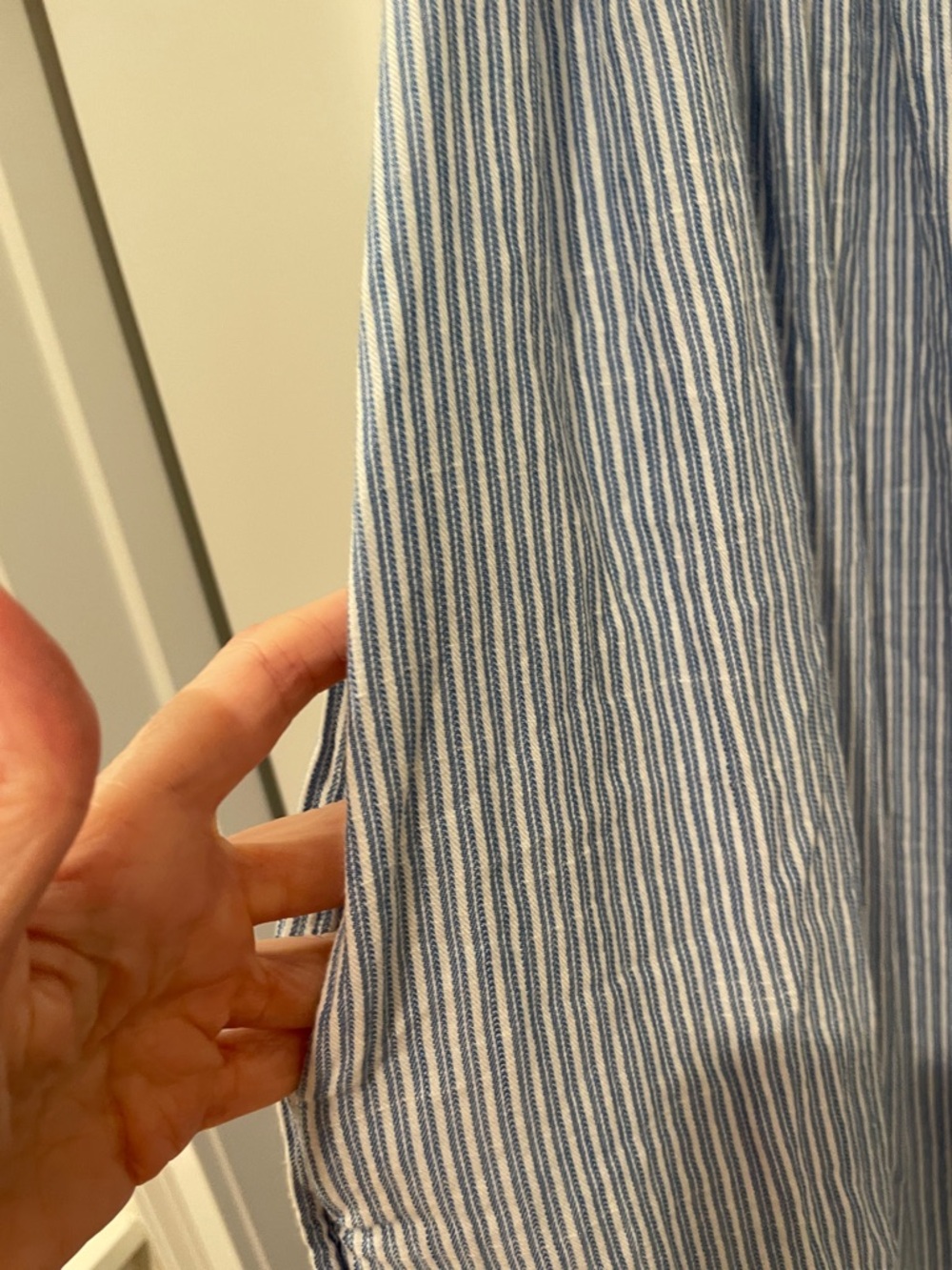 J. Crew Light Blue Striped Midi Sundress - Picture 4 of 7